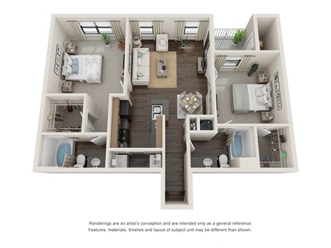 Sladestone | B3 Lower | Two Bed | Two Bath